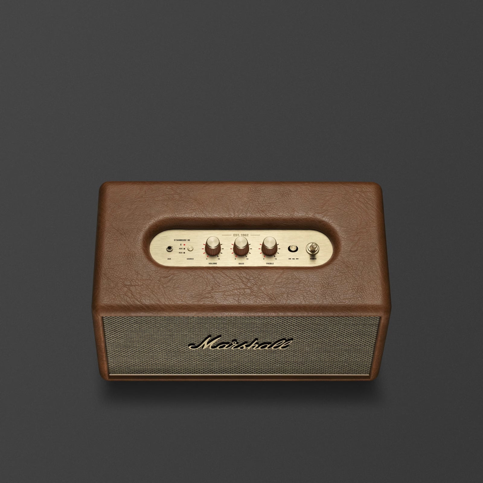 Marshall Stanmore III Wireless Stereo Speaker-Brown -Stanmore BT III Brown