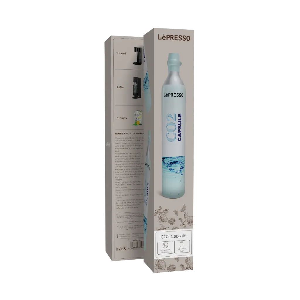 LePresso CO2 Capsule retail box