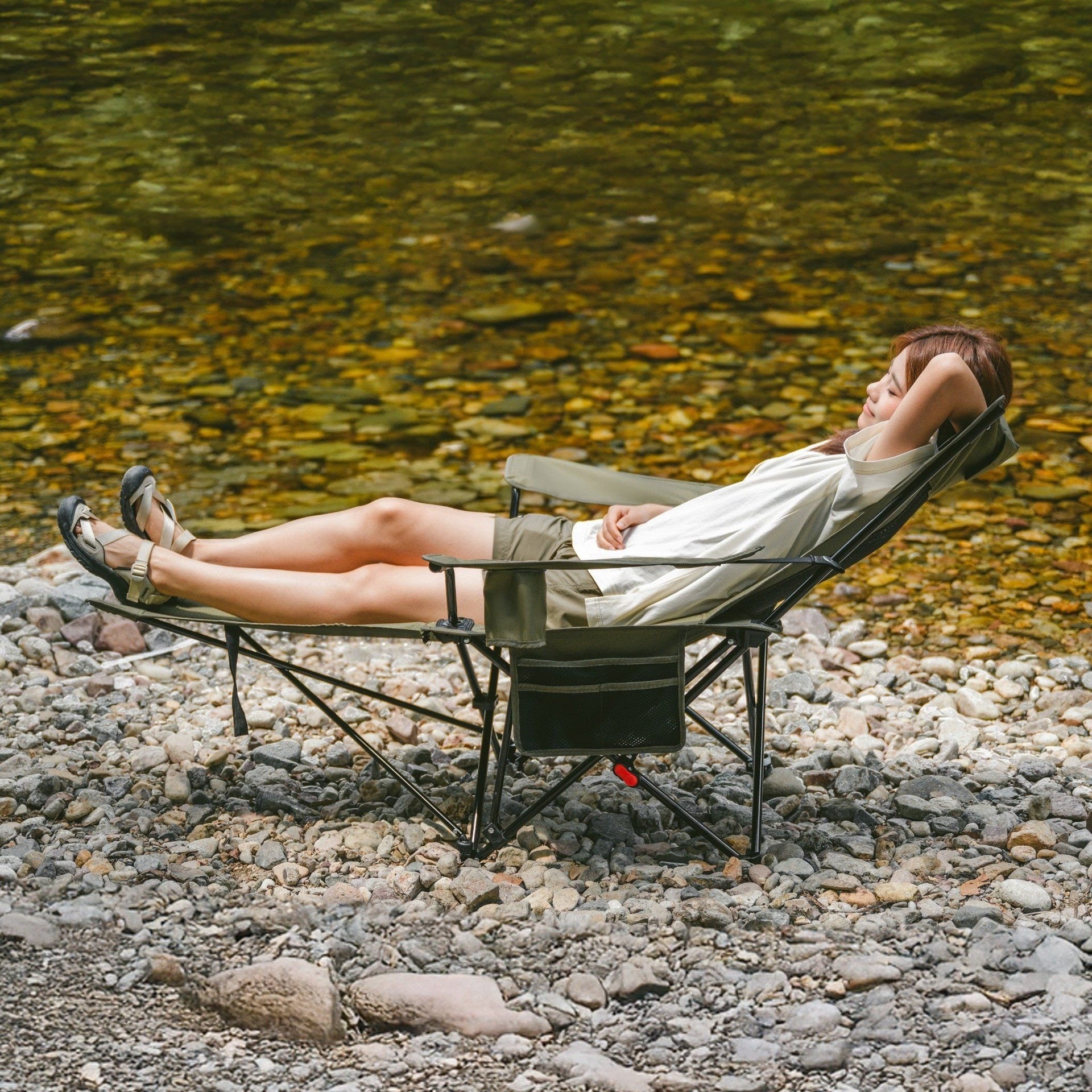 Naturehike Muwang T05 Leisure Lounge Chair - Hiking Green