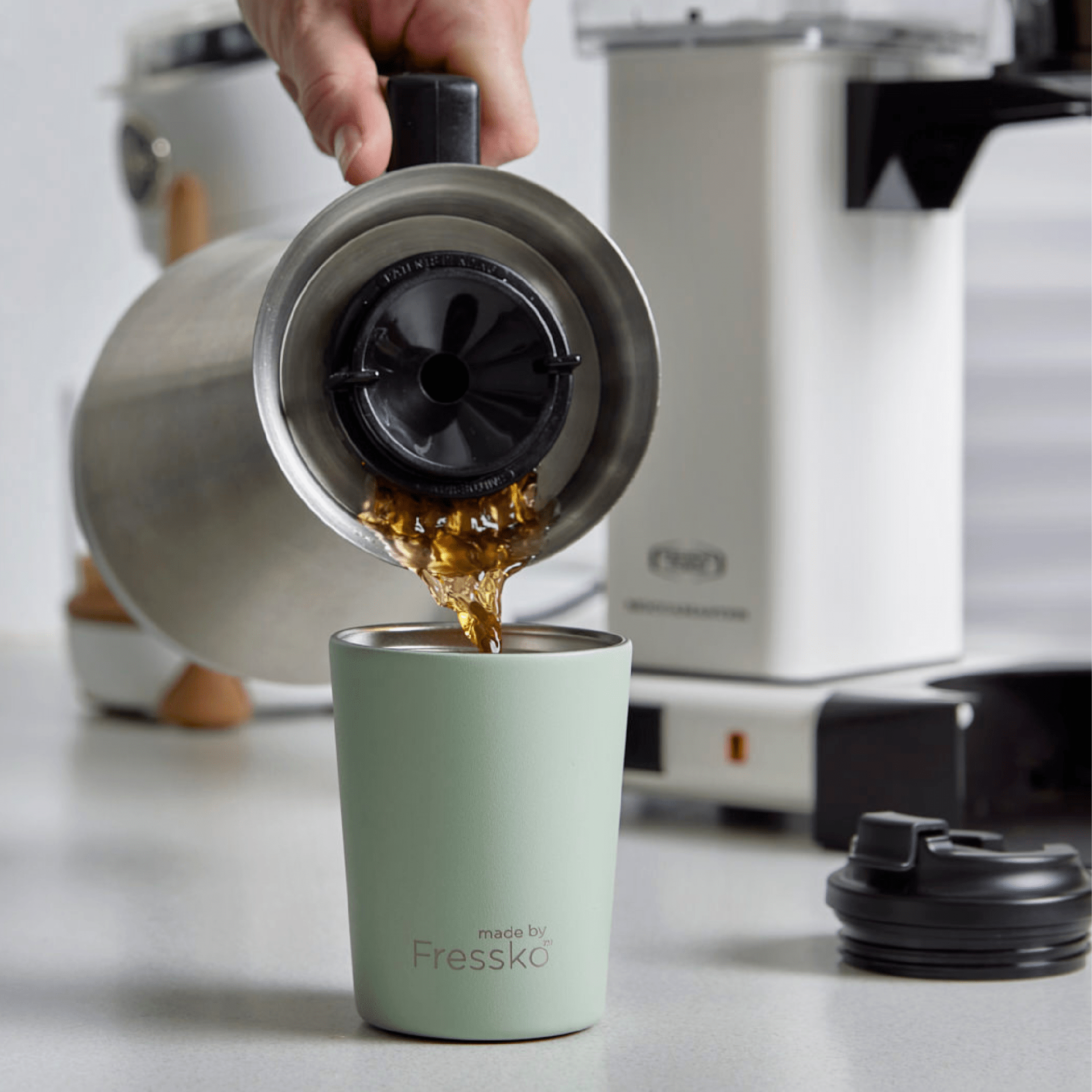 Fressko Bino 227ml / 8oz Cup - Ceramic - Sage
