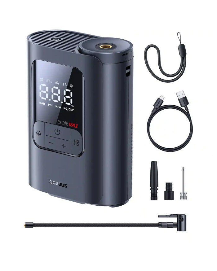 Baseus GoTrip VA1 Max Super Mini Cordless Inflator 22-Cylinder - Cosmic Black