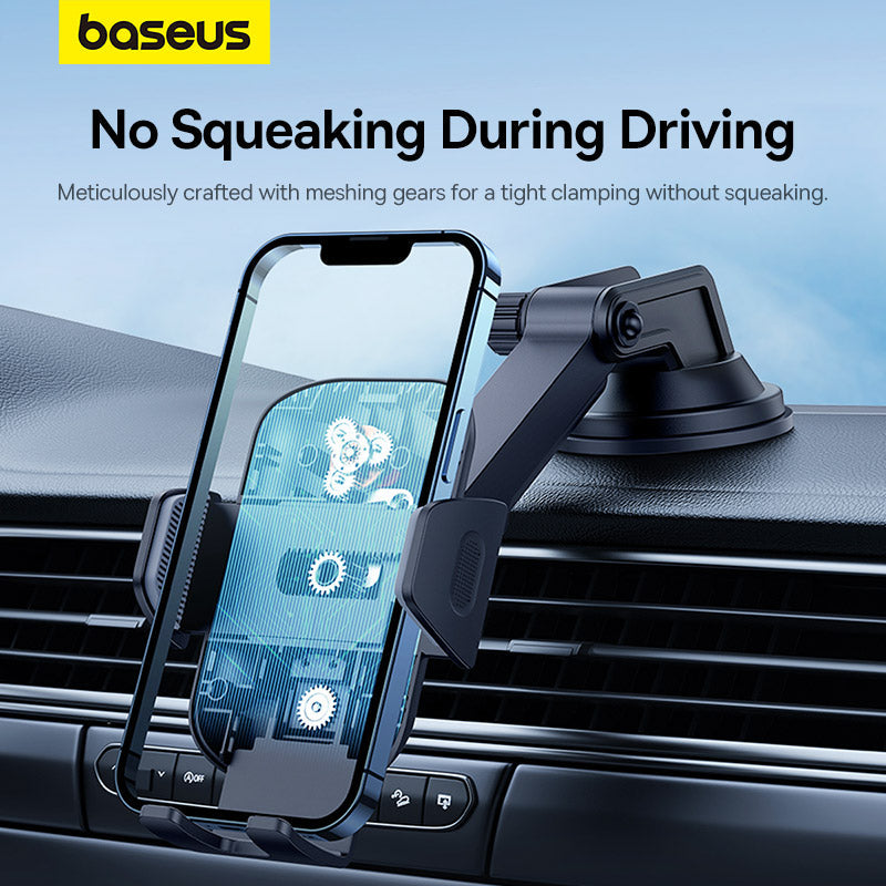 Baseus UltraControl Go Clamp-Type Phone Holder – Black