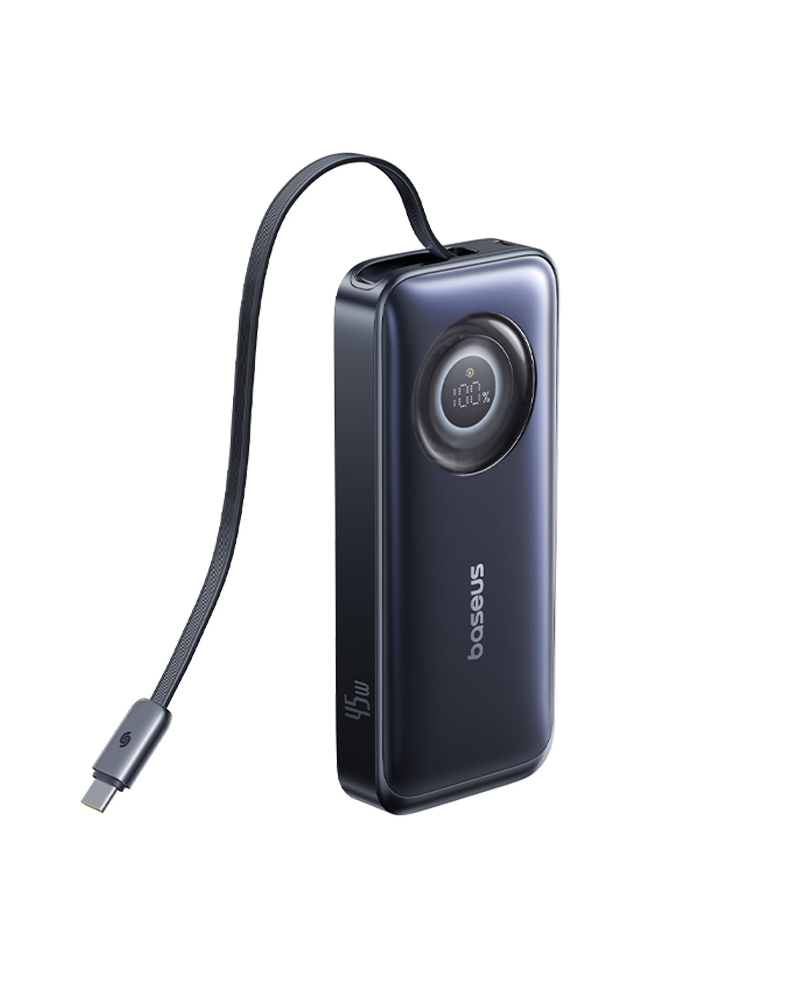 Baseus بنك الطاقة EnerCore CR11 بسعة 10000 مللي أمبير وقوة 45 واط مع كابل قابل للسحب - E0027G00