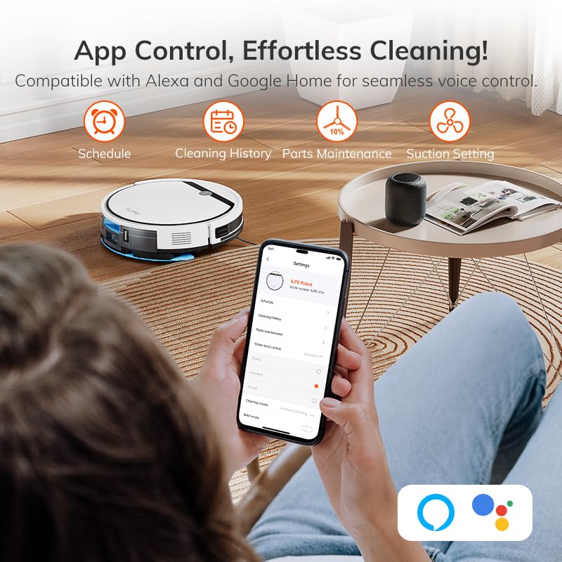 ILIFE V3x Robot Cleaner - Pearl White