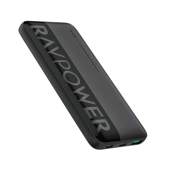 بنك طاقة RAVPower RP-PB1228 PD 20W Pioneer 10000mAh 3 منافذ أسود