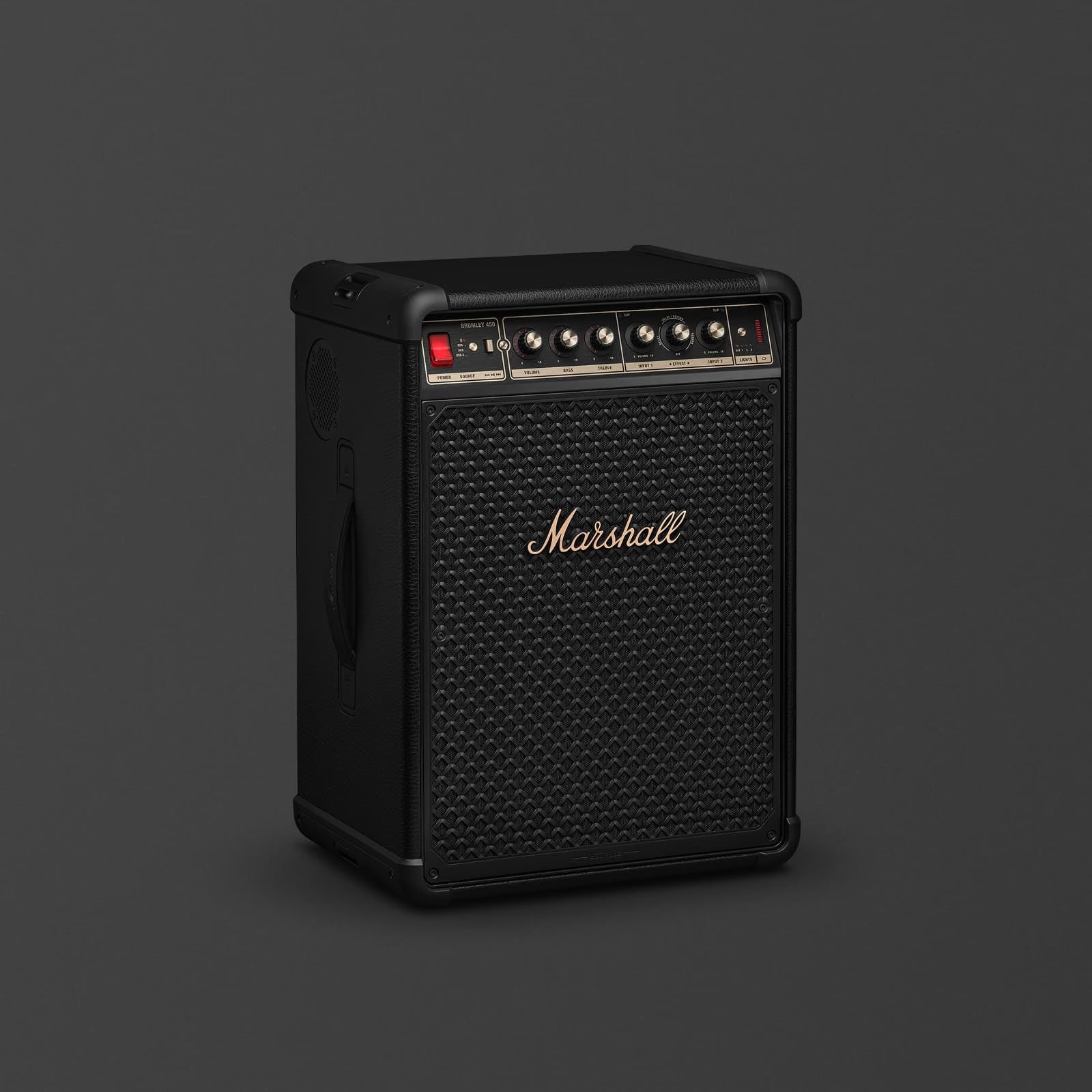 Marshall - Bromley 450 Portable Wireless Party Speaker with Bluetooth- Black-BROMLEY450