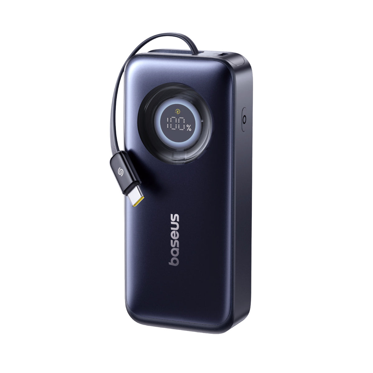 Baseus EnerCore CR11 Power Bank 20000mAh 67W with Retractable Cable – Black