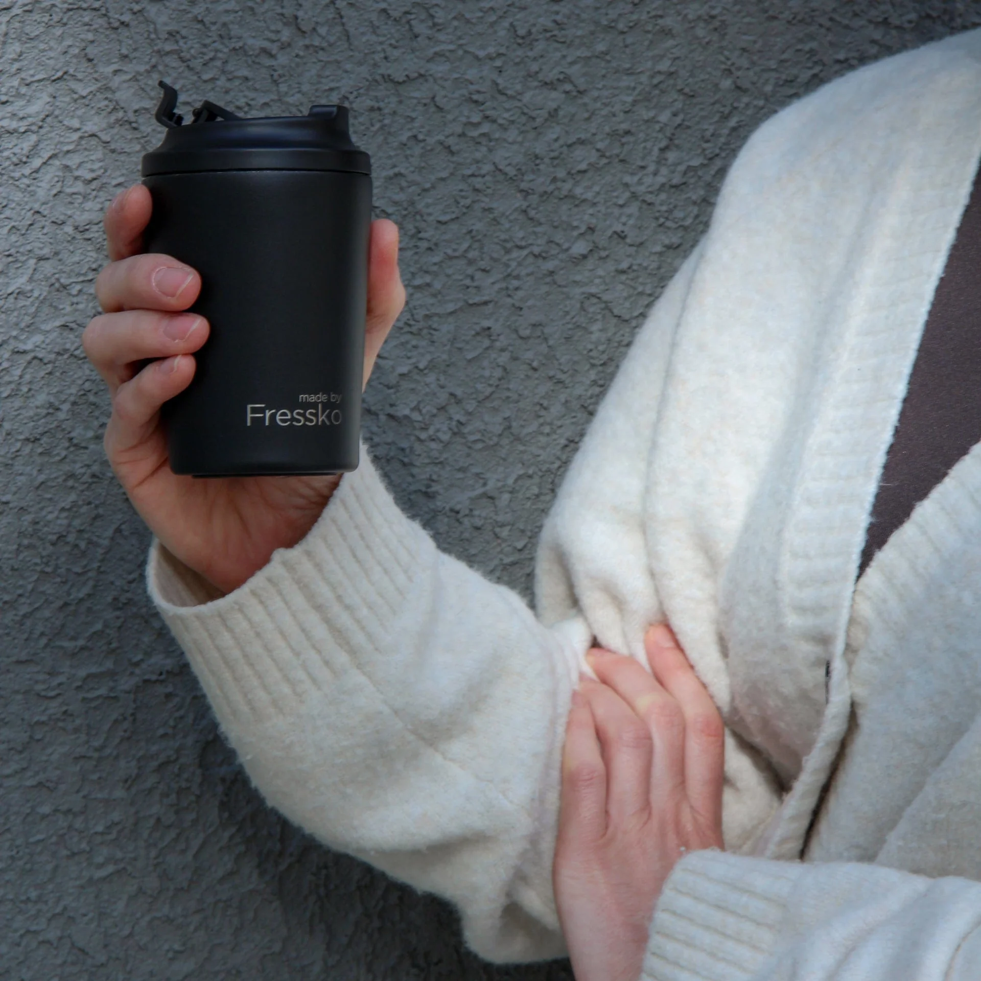 FRESSKO Bino 227ml / 8oz Cup - Ceramic - Coal