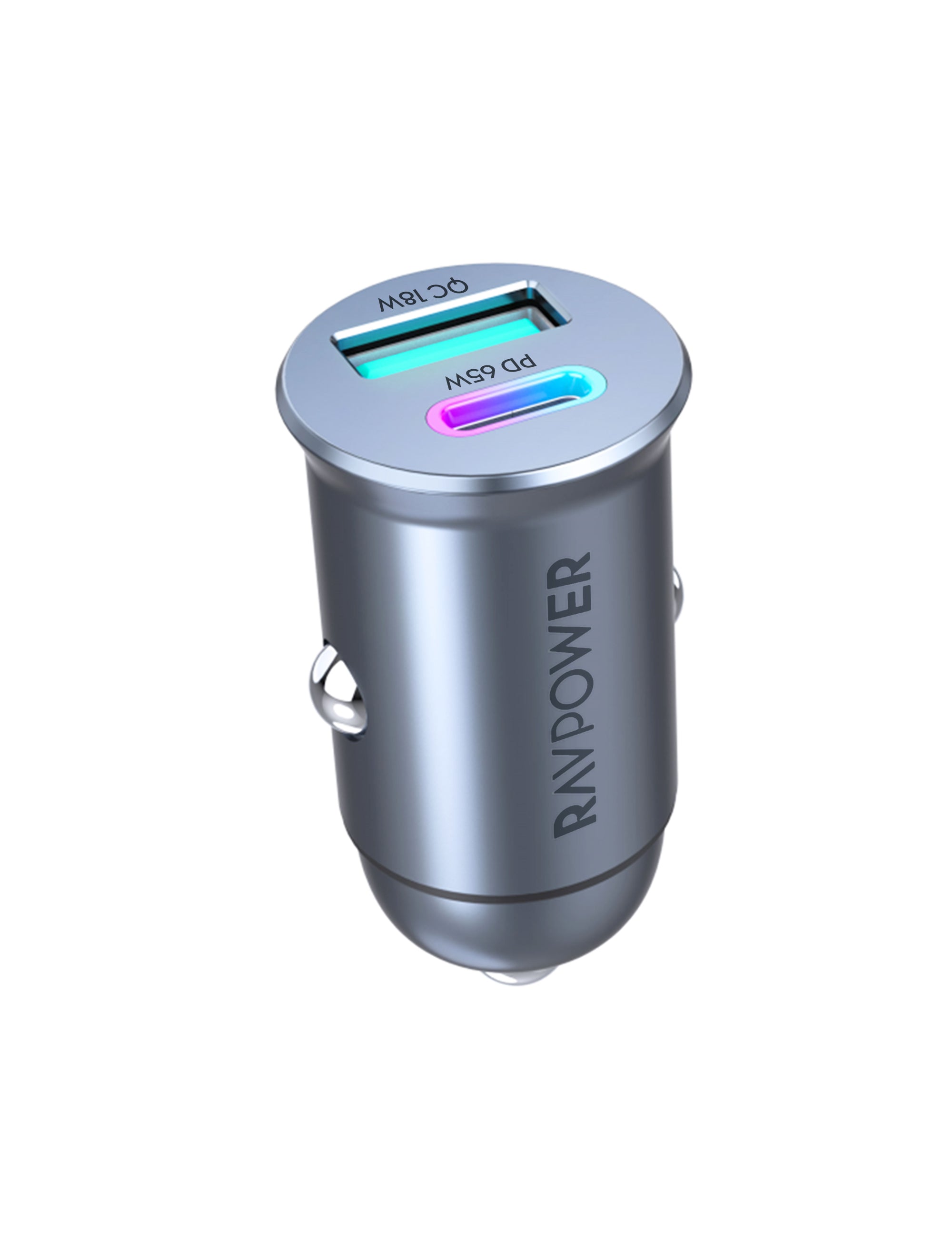 RAVPower PD Pioneer mini 65W 2-Port USB Car Charger - VC1013