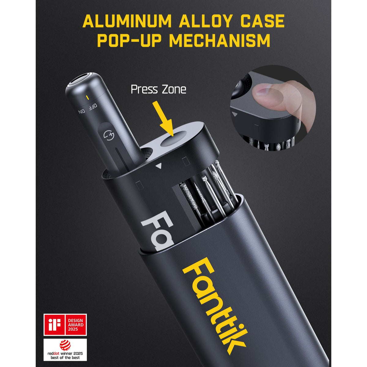 Fanttik F2 Master Precision Rotary Tool Kit - Black