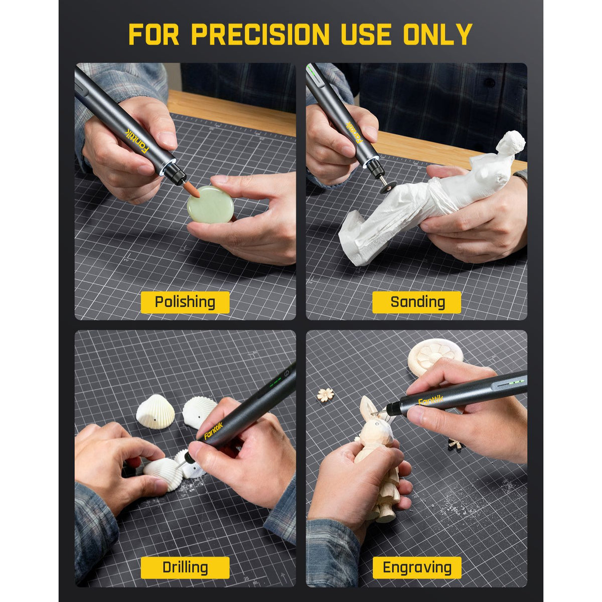 Fanttik F2 Master Precision Rotary Tool Kit - Black