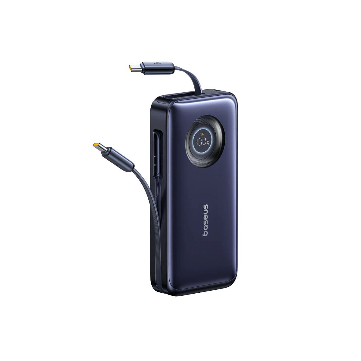 Baseus EnerCore CR11 باور بانك مع كابل قابل للسحب 20000 مللي أمبير 100 واط - أسود كوزميك