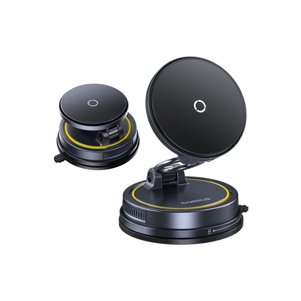 Baseus PrimeTrip VC2 Flex Pro Magnetic Wireless Car Charger Mount Suction Cup Version - C0013F01 - Cosmic Black