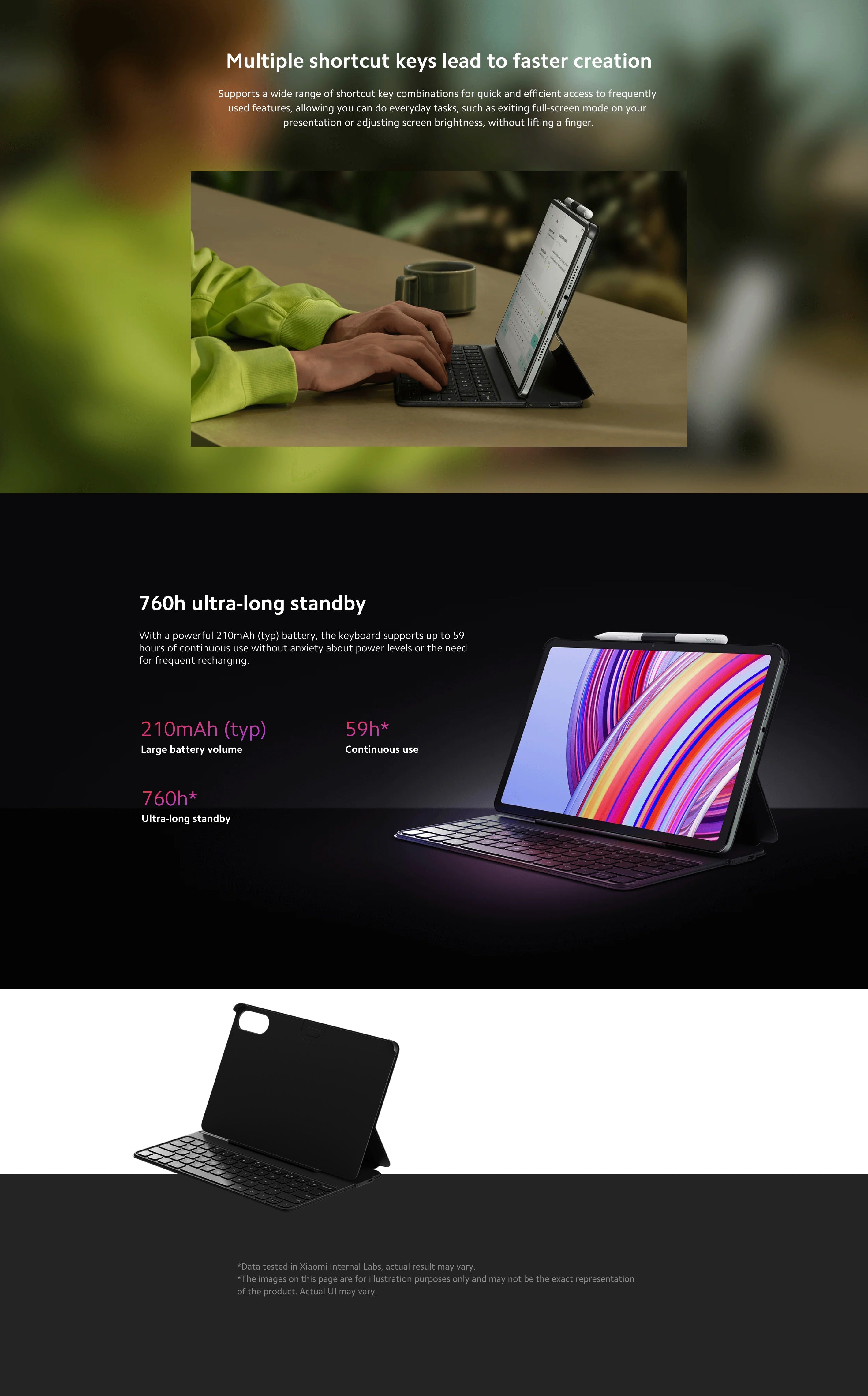 Xiaomi Redmi Pad Pro Keyboard detail
