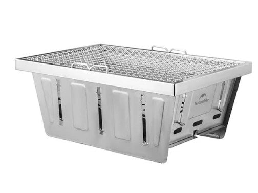 Naturehike Stainless Steel Folding Grill - Stainless Steel/Small 