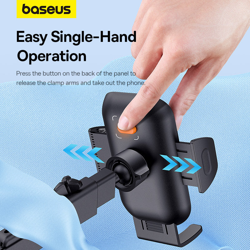 Baseus UltraControl Go Clamp-Type Phone Holder – Black
