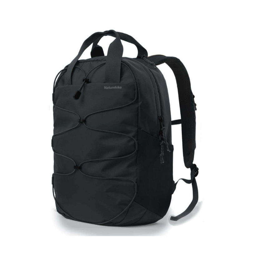 Naturehike Oxygen Glam-Short-Distance Commuting Travel Backpack - Space Black (20L)