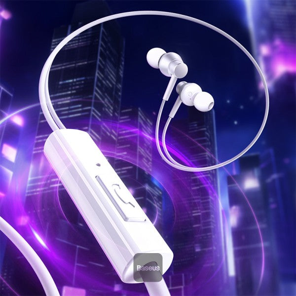 Baseus Encok CZ11 Wired Earphones - Moon White