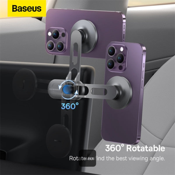 Baseus T-Space حامل سيارة معدني قابل للطي - فضي