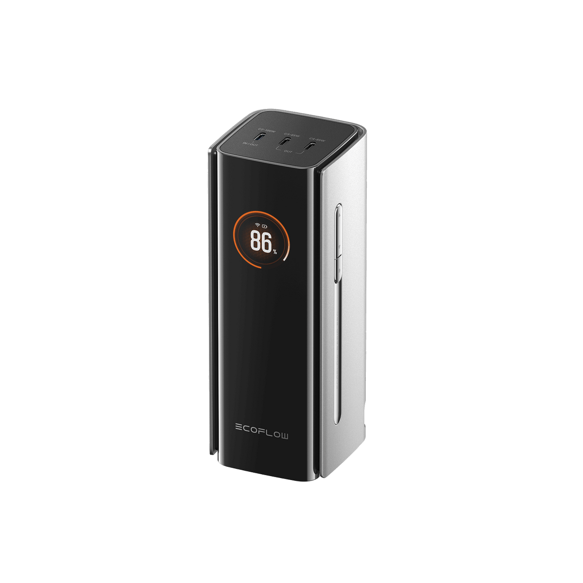 EcoFlow RAPID Pro Power Bank (20,000mAh, 230W, 100W Built-in Cable) - Silver