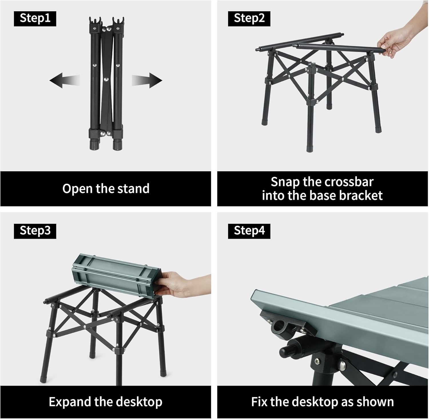 Naturehike Yamami Y01 Portable Folding Table - Grey