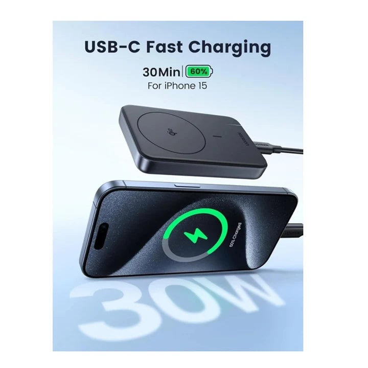 UGREEN باور بانك لاسلكي مغناطيسي 10000 مللي أمبير 30 واط Qi2 - PB567