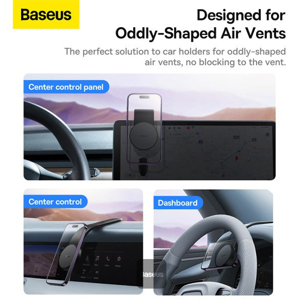 Baseus PrimeTrip C02 Air Magnetic Car Mount – Black