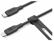 كابل Anker 542 USB-C إلى Lightning (نايلون حيوي) (1.8 متر/6 قدم) - أسود