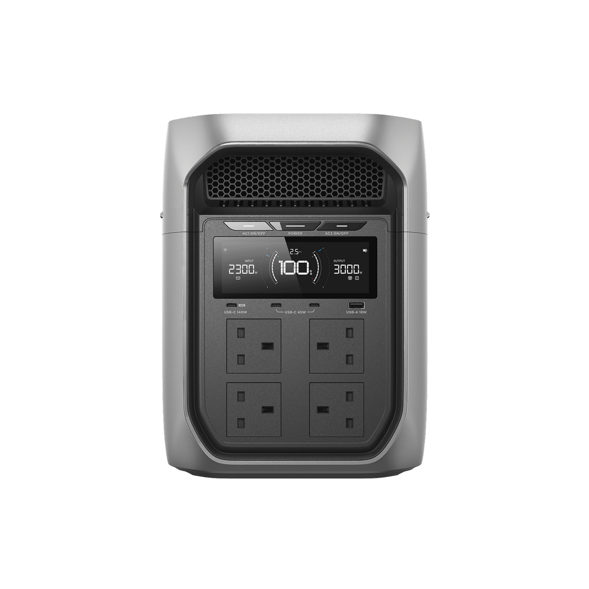 EcoFlow DELTA 3 Max Plus محطة طاقة محمولة (2048 واط/ساعة / 3000 واط) ذروة 6000 واط