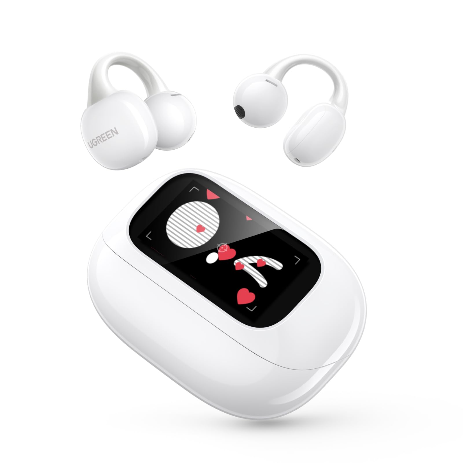 UGREEN سماعات أذن لاسلكية حقيقية HiTune S6 ClipBuds Magic باللون الأبيض - WS208