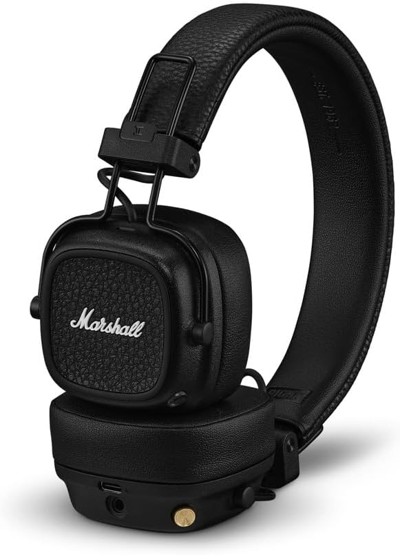 MARSHALL MAJOR V BT HEADPHONES BLACK -MAJOR V BT