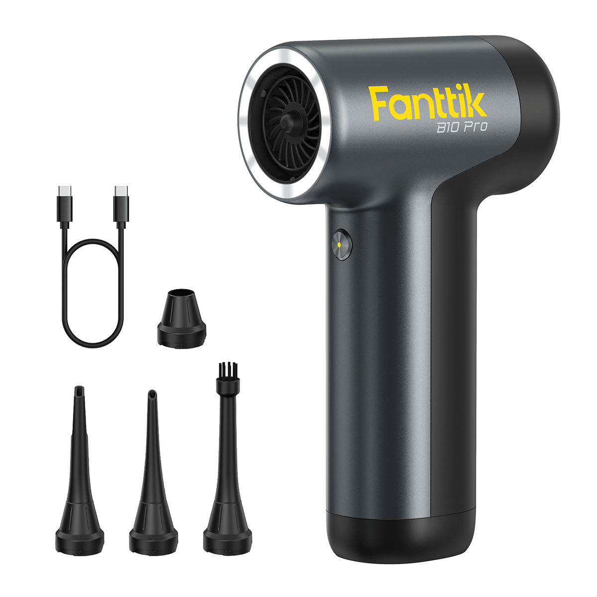 Fanttik B10 Pro منفاخ هواء كهربائي لاسلكي لتنظيف الغبار - أسود