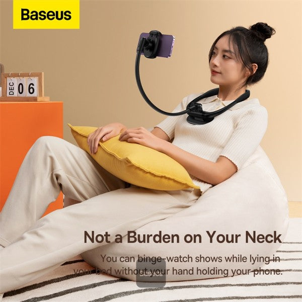 Baseus ComfortJoy Neck Phone Holder – Black