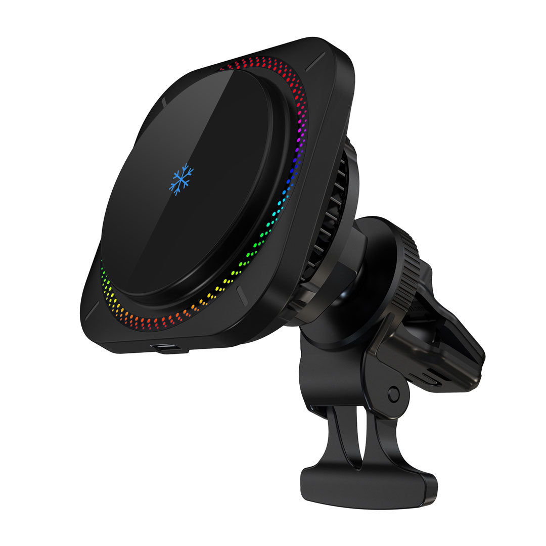 Powerology Qi2 Standard Magsafe Fast Charger - P15WMCPS - Black