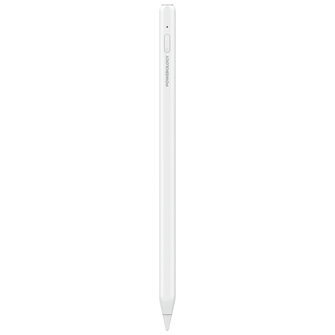 Powerology Intellio Smart Stylus 2018-2024 iPad Models - PAIBSTPNWH - White