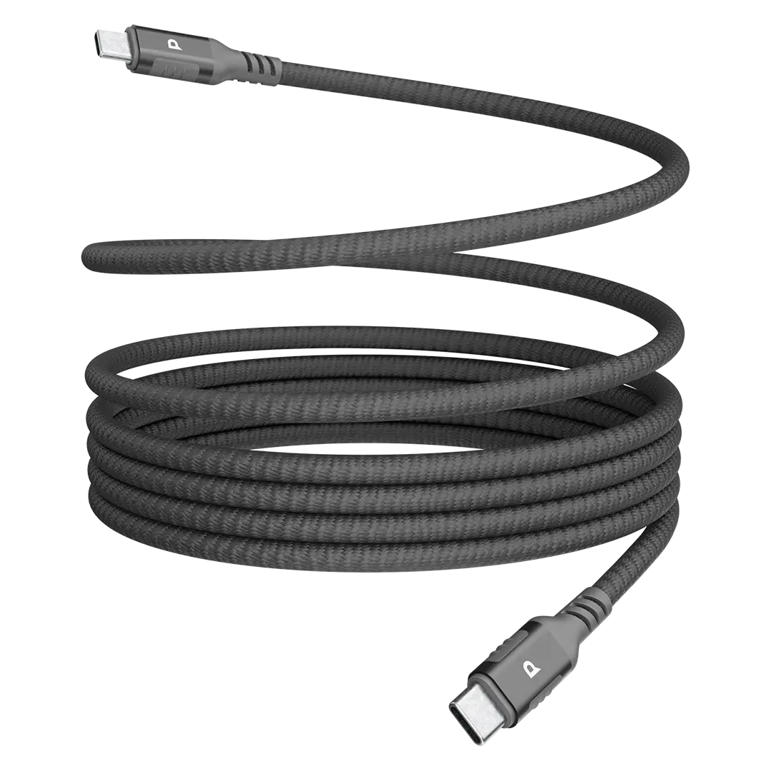 Powerology Malinka Weave Magnetic USB-C 1.2M Cable PD 60W - PCAB024GY - Gray