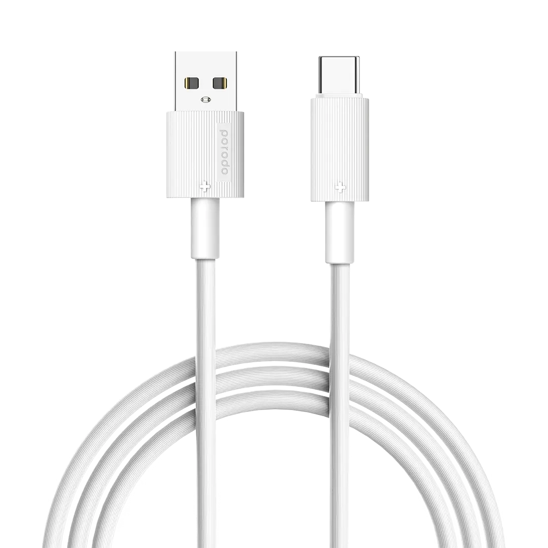 Porodo USB-A to USB-C Durable Charging Cable - PDCBL0005BK