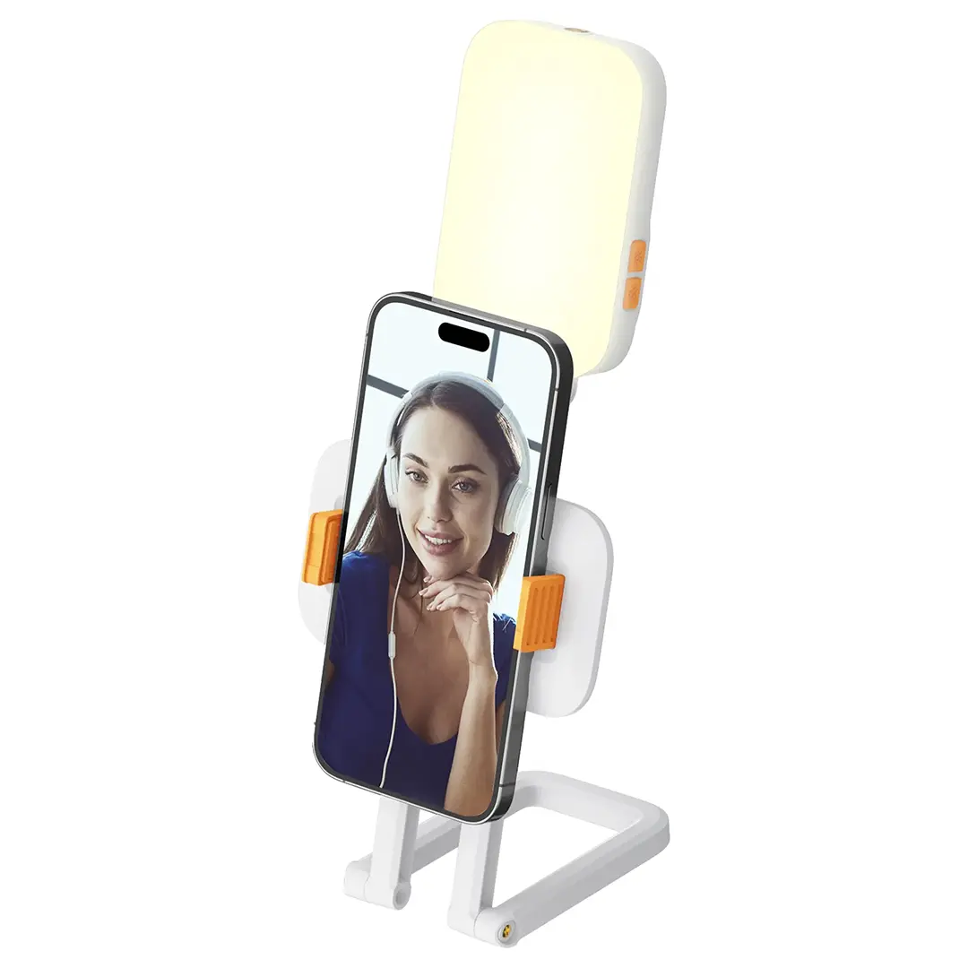Porodo Lifestyle Phone Stand Fill Light - PD-LFST062-WH