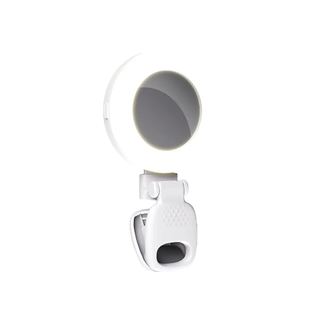 Porodo Lifestyle Clip-On Mirror Fill Light - PD-LFST153-WH