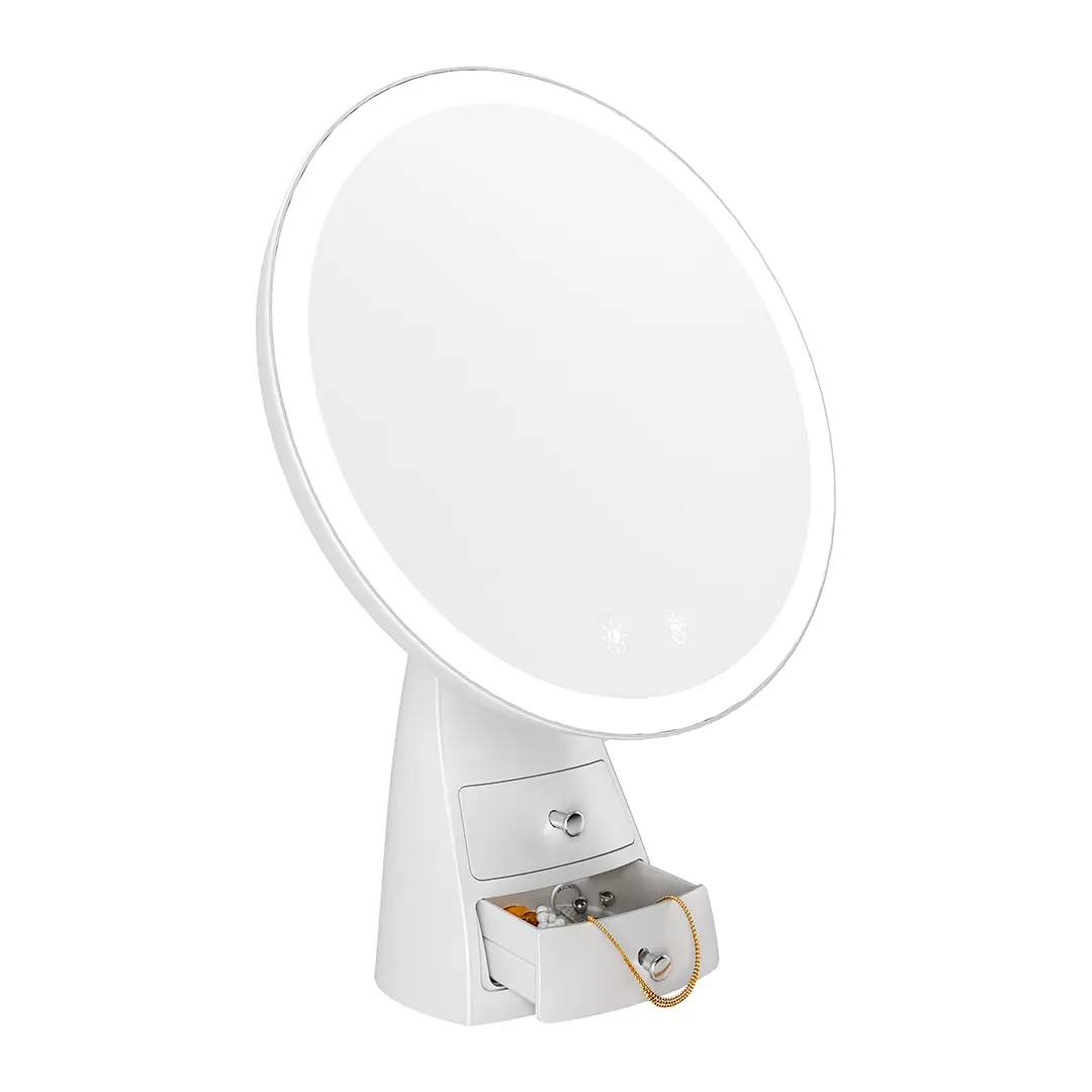 Porodo Lifestyle Vanity Makeup LED Illuminated Mirror - PD-LFST160-WHRG