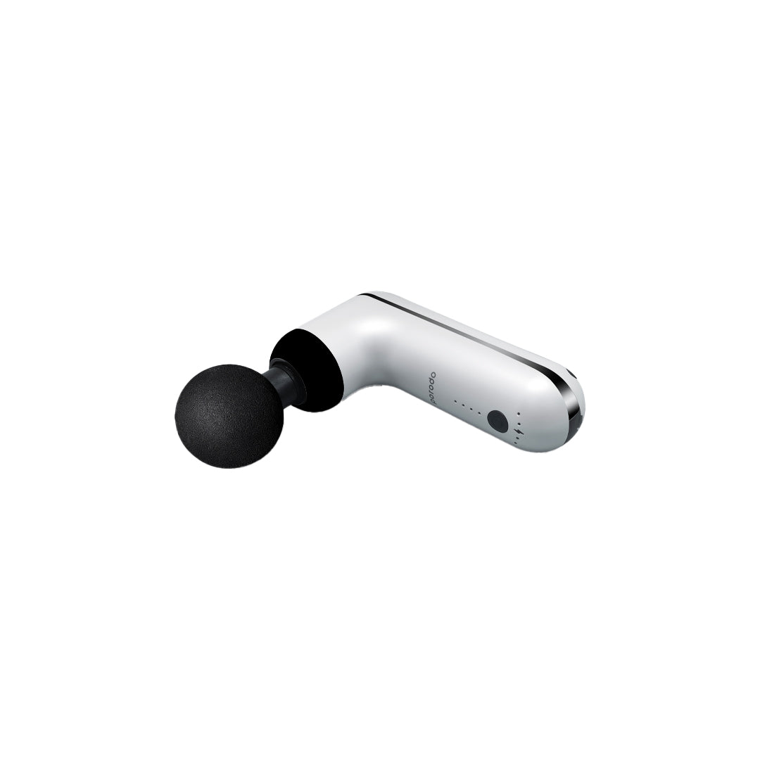 Porodo Lifestyle Mini Massage Gun Adjustable Speed-4 Interchangeable Heads - PD-LSVSMG-WH