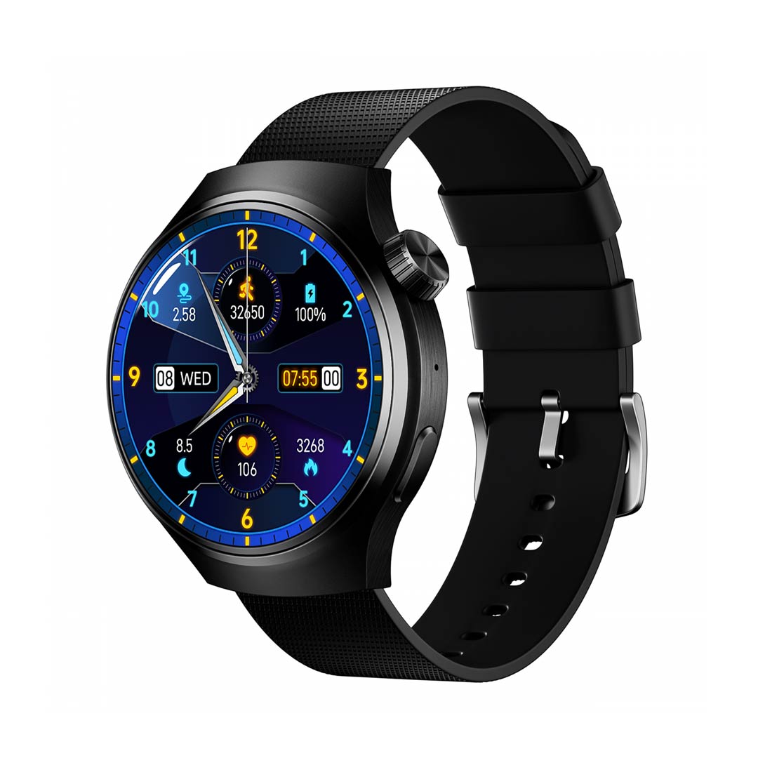 Porodo Sfera Amoled Smart Watch - PD-SFERA-BK