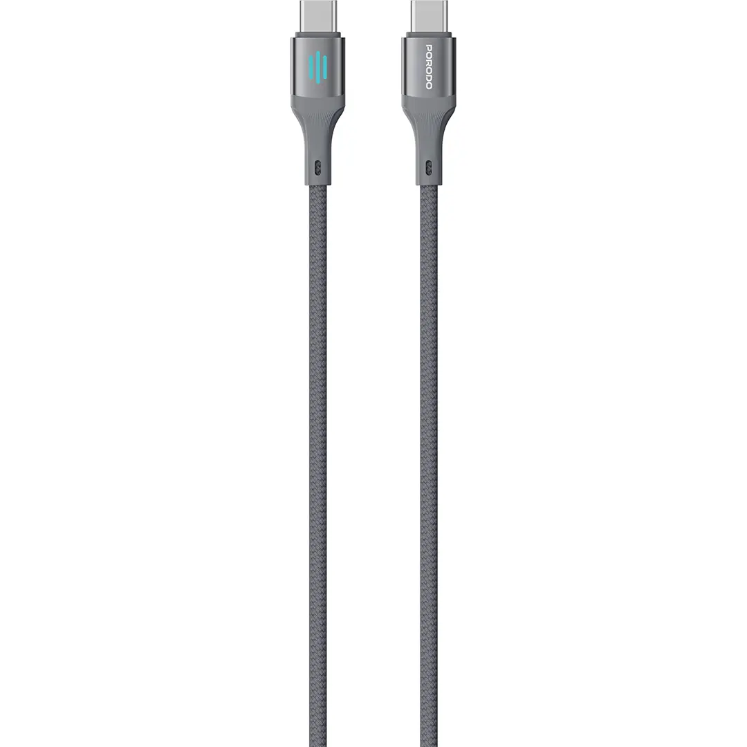Porodo USB-C To USB-C Charging & Data Cable PD 240W - PDDC240SL