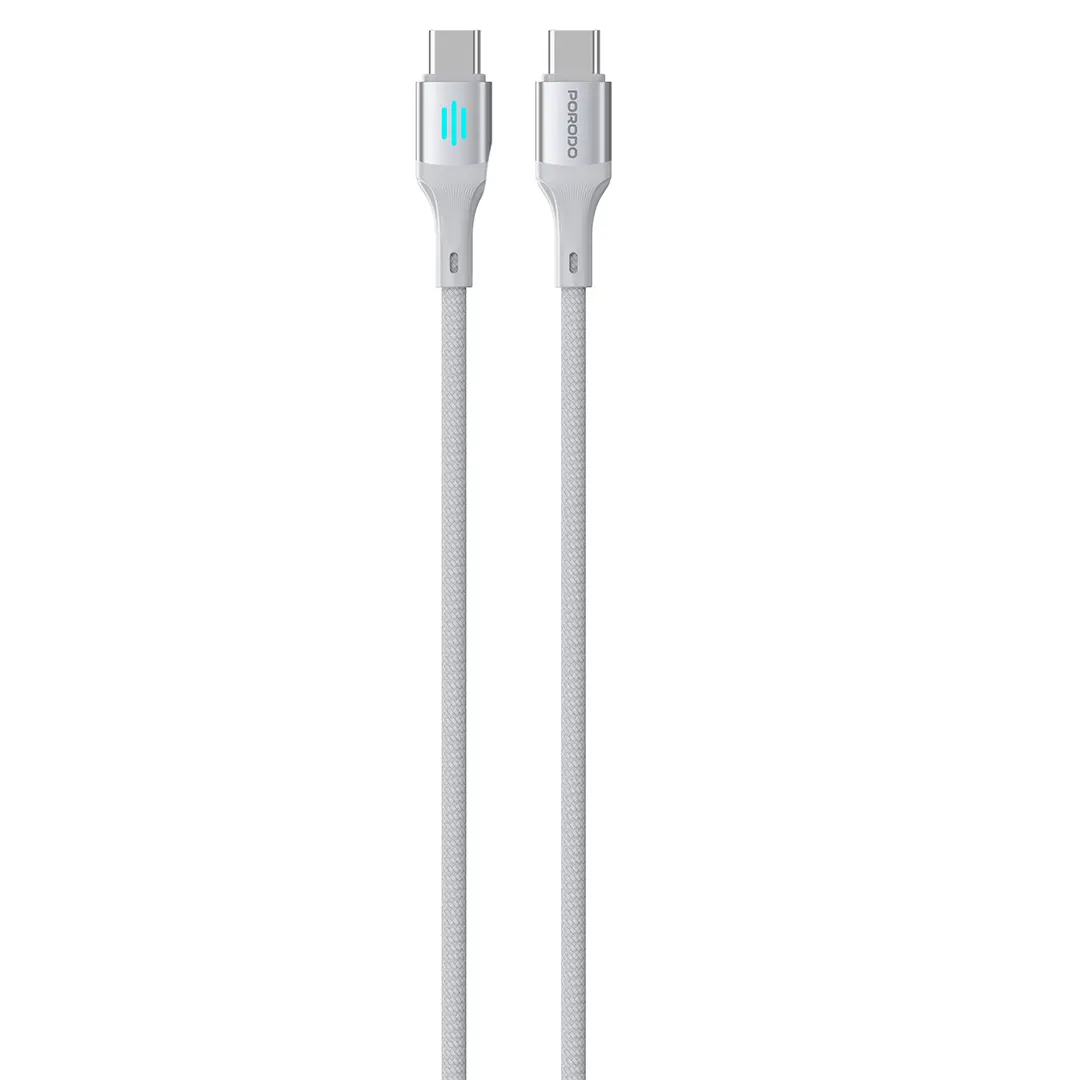 Porodo USB-C To USB-C Charging & Data Cable PD 60W - PDDC60SL
