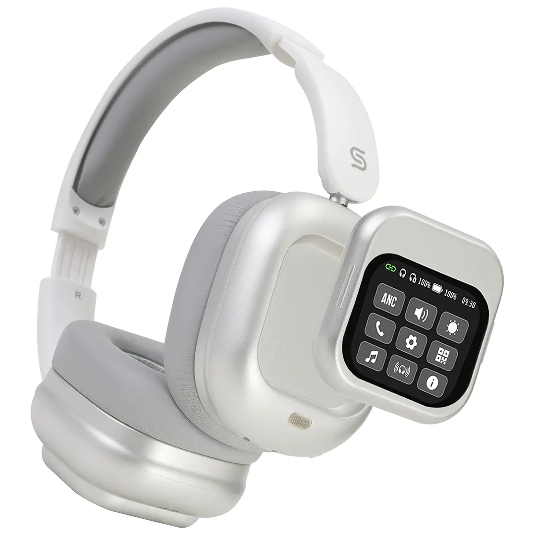 Porodo Soundtec Touchwave ANC Headphone With Detachable Touch Screen - PDJYBN618BK