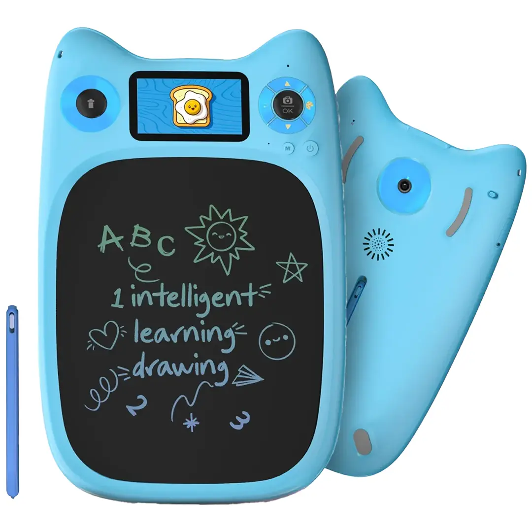 Porodo Kids Drawing & Writing Board 95 Guided Drawings | 3.0" IPS Display - PDKHBY1BL