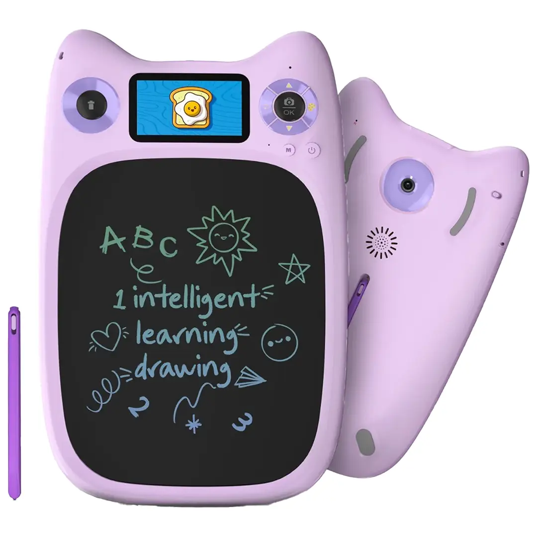 Porodo Kids Drawing & Writing Board 95 Guided Drawings | 3.0" IPS Display - PDKHBY1BL