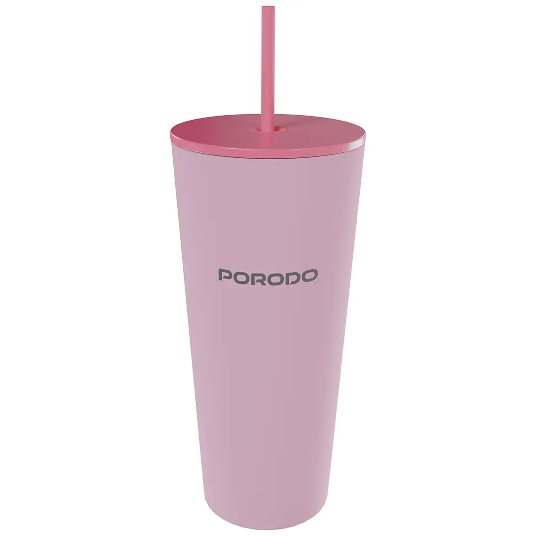 Porodo Lifestyle Stainless Steel Double Wall Tumbler - PDLFSTDN027WH