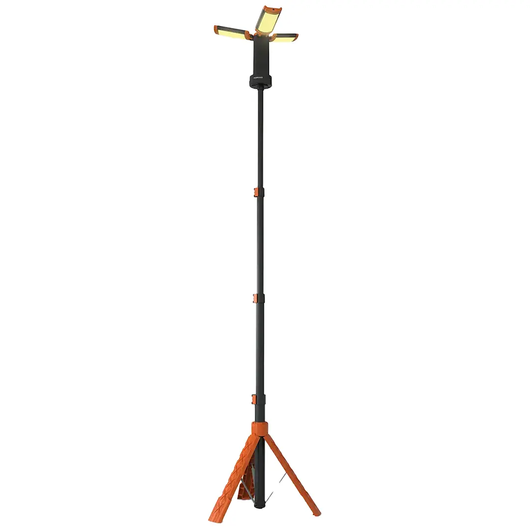 Porodo Lifestyle 9000mAh Work Lantern Foldable Multi-Mode LED Light - PDLFSTXQZ10OR