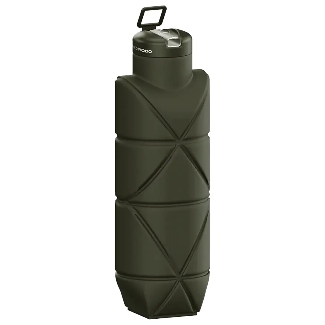Porodo Lifestyle Fold-Flat LeakProof Silicone Bottle - PDLJ1026BK